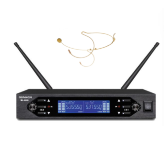 Hire Sonken PRO 200 Channel UHF Wireless Head Set : 1 X Madonna style headset